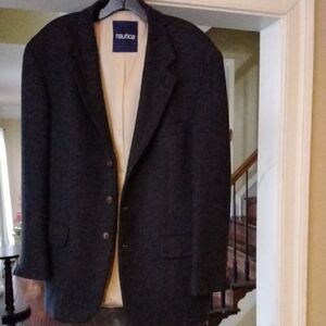 Nautica Men's Dark Gray Blazer